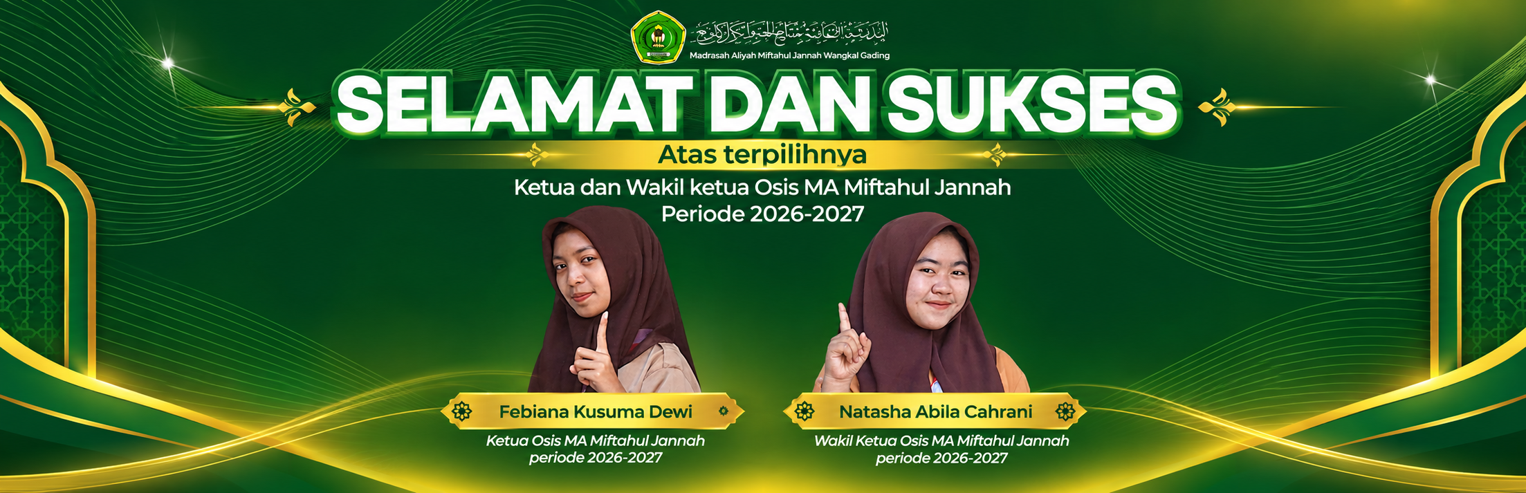 Selamat dan Sukses Atas Terpilihnya Ketua Osis